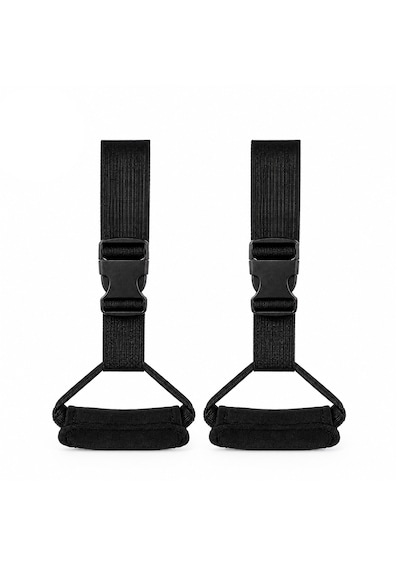 Microcase Çok Amaçlı Uzunluk Ayarlanabilir Otobüs Oto Araç Yaşlı Çocuk Spor Vb İçin Yumuşak El Tutacağı Destek Padi 2 Adet Al5609 Siyah