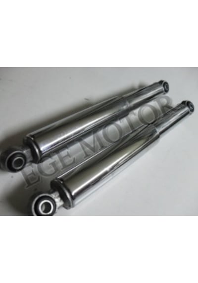 Tüm Motosiklet Modellerine Uygun Amortisör Takım 26 Mm Nikel