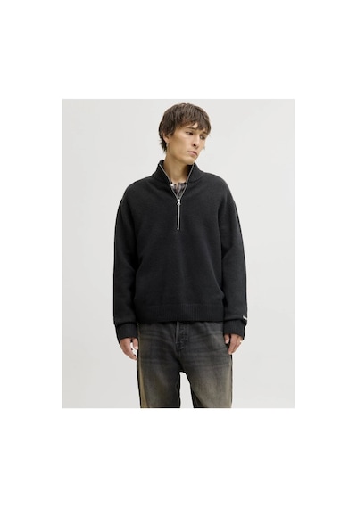 Jack & Jones Jornorrebro Erkek Kazak 12282749 Siyah