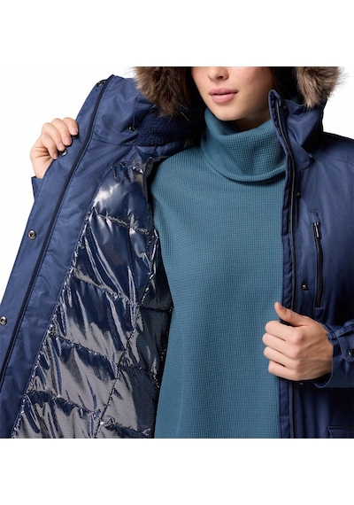 Columbia Suttle Mountain Long Insulated Kadın Mont-8802 Lacivert