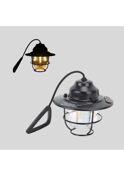 Retro Led Kamp Lambası Taşınabilir, Uzun Pil Ömürlü Ve Suya Dayanıklı