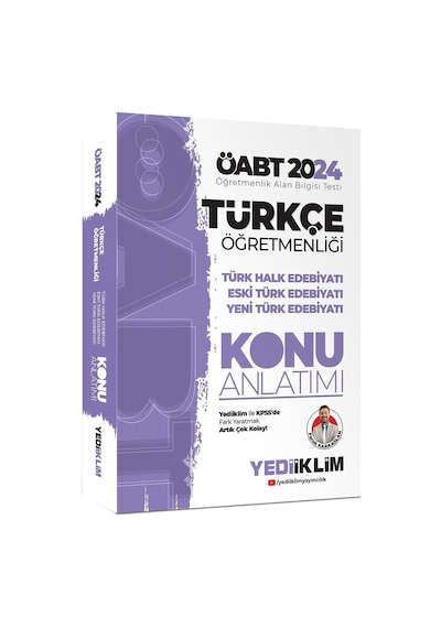 Yediiklim 2024 Öabt Türkçe Öğretmenliği Türk Halk Edebiyatı Eski Türk Edebiyatı Yeni Türk Edebiyatı Konu Anlatımı