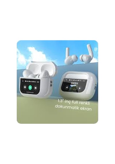 Air Pro 2 Anc Dokunmatik Ekranlı Bluetooth Kulaklık İos Android Tüm Telefonlara Uyumlu Kulaklık Beyaz - 727036276