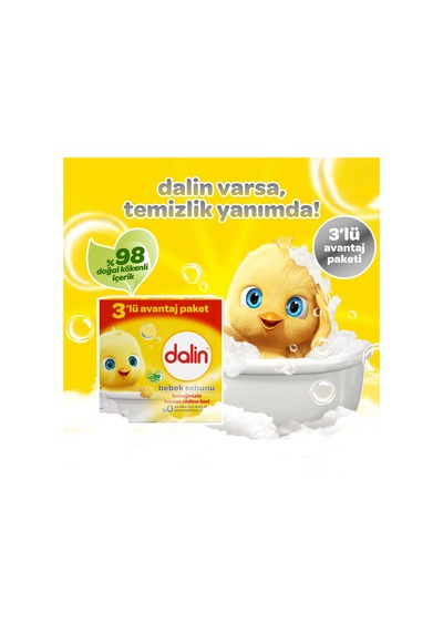 Dalin Bebek Sabunu 100gr 15 Li Set Hassas Ciltler İçin