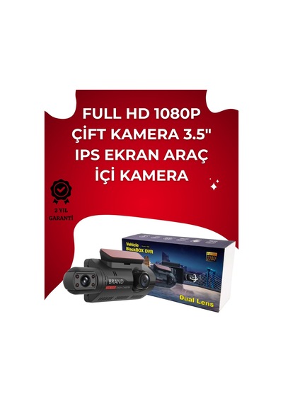 Otomatik Kayıtlı Full Hd Araç Kamerası Döngüsel Kayıt Ve Hareket Algılama 04695129