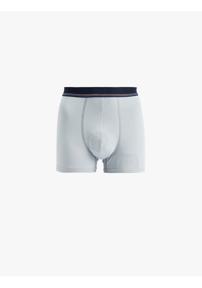Koton Çok Renkli Pamuklu 3'lü Boxer Seti Lacivert 6slm90040mk