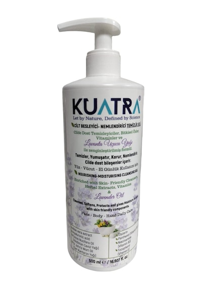 Kuatra Nemlendirici Besleyici Lavanta Yağlı Temizlik Jeli 500 ML