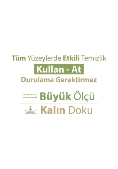 Turco Doğadan Pratik Temizlik Turco Doğadan Pratik Yüzey Temizlik Havlusu 2x100 200 Yaprak Diğer