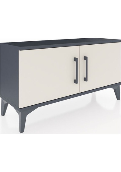 Arges Şifonyer Tek Raflı 2 Kapaklı 88x30x48 Antrasit-aytaşı Antrasit Arges Şifonyer Tek Raflı 2 Kapaklı 88x30x48 Antrasit-aytaşı Antrasit