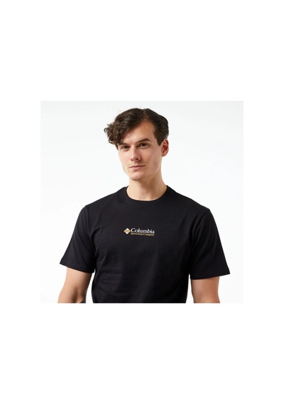 Columbia Csc Retro Erkek Kısa Kollu T-shirt Siyah Cs0241-010 001