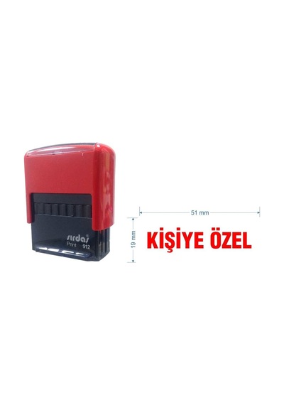 Sırdaş 912 Kaşe Kırmızı Makine Kırmızı Keçe 'kişiye Özel' Yazısı İle Diğer