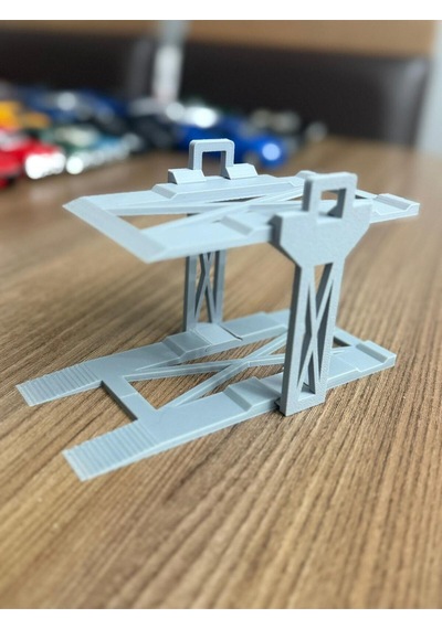 1:32 Ölçek Model Araba Sergileme Lifti - Standı 1 Adet - Araçlar Dahil Değildir .