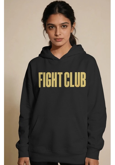 Sevbano 1999 Fight Club Tyler Durden Film Sırt Baskılı Unisex Oversize Pr Siyah
