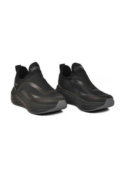 Walkway Siyah-koyu Gri Hafızalı Taban Hafif Esnek Unisex Spor Ayakkabı Eclipse G