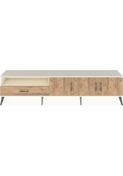 Arges Tv Ünitesi 3 Raflı Tek Çekmeceli 3 Kapaklı 220x30x51 Aytaşı-çam Atlas Çam/atlas Çam - Aytası Arges Tv Ünitesi 3 Raflı Tek Çekmeceli 3 Kapaklı 220x30x51 Aytaşı-çam Atlas Çam/atlas Çam - Aytası