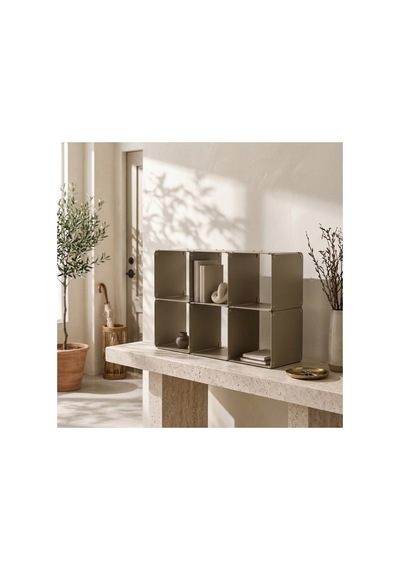 Node 6'lı Modüler Metal Açık Raf Ünitesi Konsol Ve Masaüstü Kitaplık 50x33 Cm Bej - 944245501 Bej Node 6'lı Modüler Metal Açık Raf Ünitesi Konsol Ve Masaüstü Kitaplık 50x33 Cm Bej - 944245501 Bej