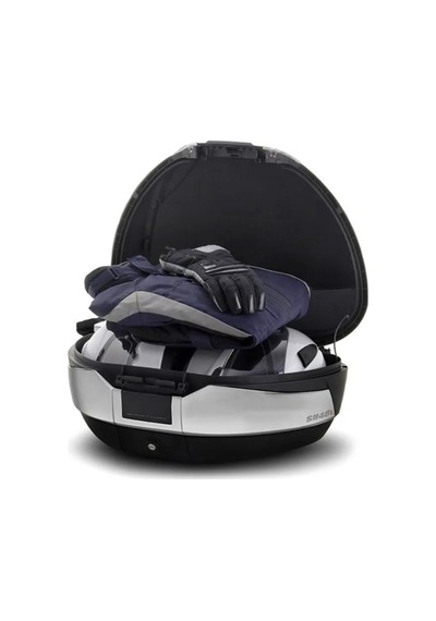 Motosiklet Arka Çanta Açık Gri Motor Arka Topcase 48lt Çanta