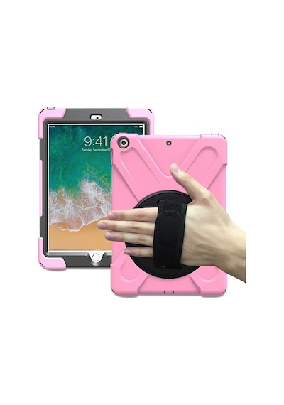 Apple iPad Uyumlu, Pro 10.5 3 Katmanlı Standlı Zırh Kılıf/shockproof Case- 5775