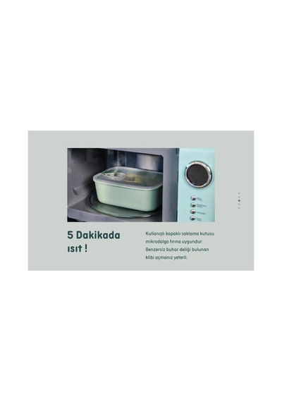 Easyclip Saklama Kabı 700ml - Yeşil -7510