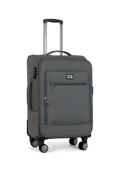 Reymond Luggage Kumaş Yüzeyli Oasis Serisi Seyahat Valizi, Orta Boy - Gri
