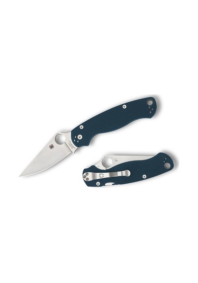Spyderco Para Military 2 Cpm Spy27 G10 Blue Plainedge Kamp Çakı Mavi 75569850