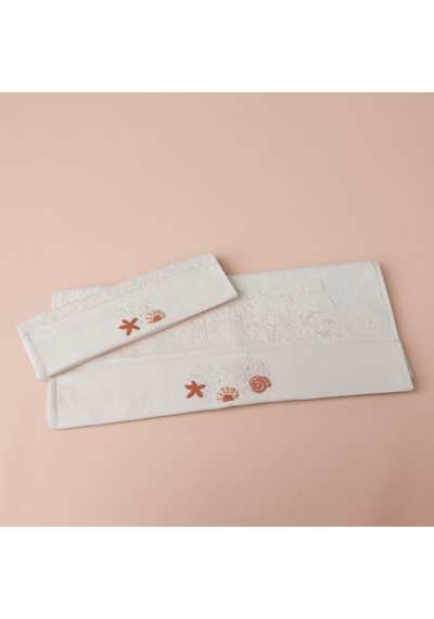 Linens Cowry Bambu El Havlusu 30x45 Cm Somon Somon