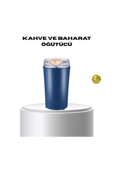 Otomatik Kahve Ve Baharat Öğütücü Paslanmaz Çelik Yedek Bıçaklı Gri