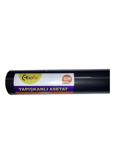Bafix Yapışkanlı Rulo 45x10 Mt Siyah Bfx-yfr4510s