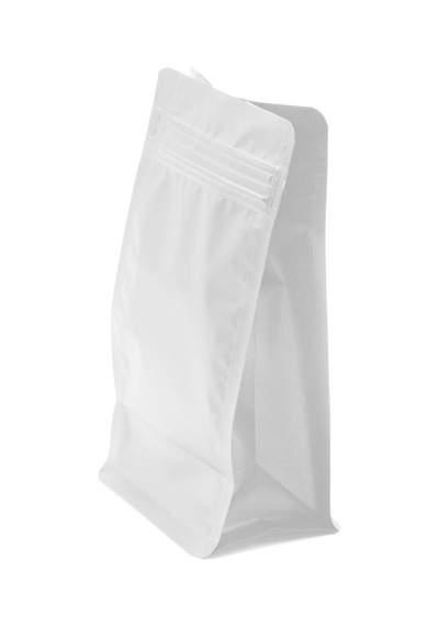 Flat Bottom Düz Tabanlı Mat Beyaz Kilitli Ambalaj 14 X 33 + 5 Cm - 250 Gr. - 50 Adet