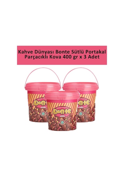 Kahve Dünyası Bonte Portakal Parçacık Kova 3 x 400 G