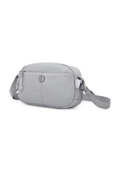 Smart Bags Mikro Poly Kumaş Mini Boy Postacı Kadın Çantası 3339 Gri