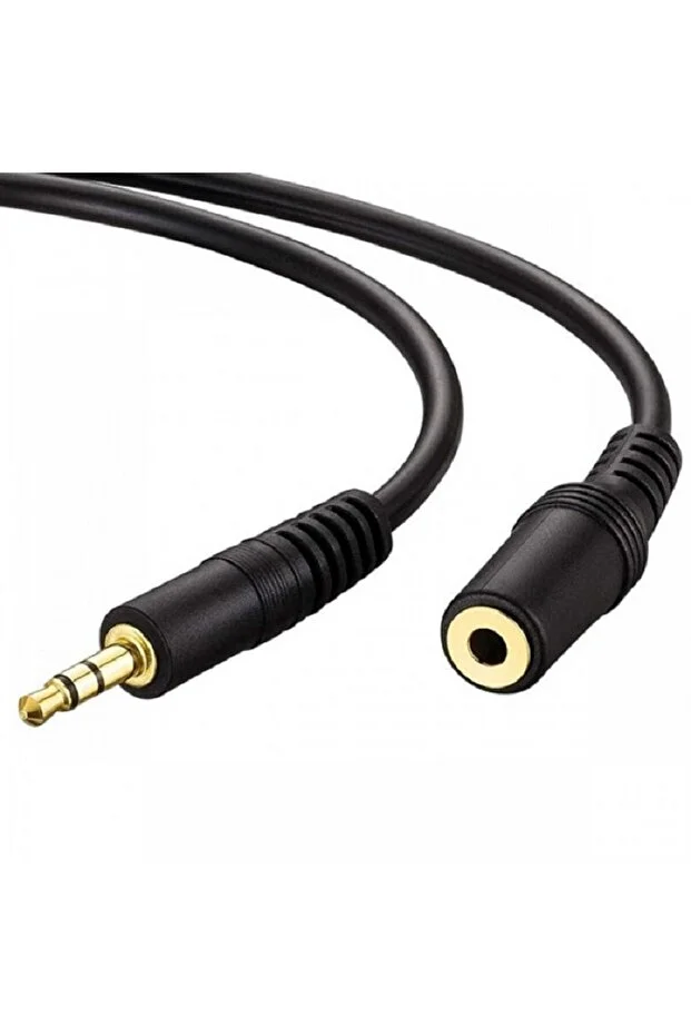 5 Metre 5mt 3.5mm Stereo Uzatma Kablosu Aux Extension Dişi Erkek 3.5mm Ses Kablosu 3.5mm Stereo Fiş - Jack Uzatma Kablosu Erkek - Dişi
