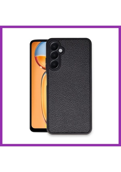 Bezos Samsung Galaxy A26 Uyumlu Kılıf Aras Deri Kapak - Siyah Bty