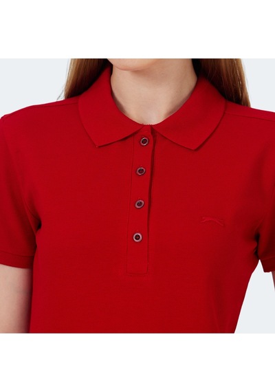 Slazenger VERA I Kadın Polo Yaka Kırmızı Tişört
