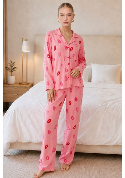 Norcia Sports Kadın Dudak Desenli Pembe Pijama Takımı 4677 Çok Renkli - 929323092 Çok Renkli - 929323092 Çok Renkli Norcia Sports Kadın Dudak Desenli Pembe Pijama Takımı 4677 Çok Renkli - 929323092 Çok Renkli - 929323092 Çok Renkli