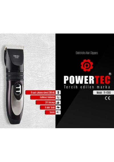 Powertec TR-6500 Tıraş Makinesi