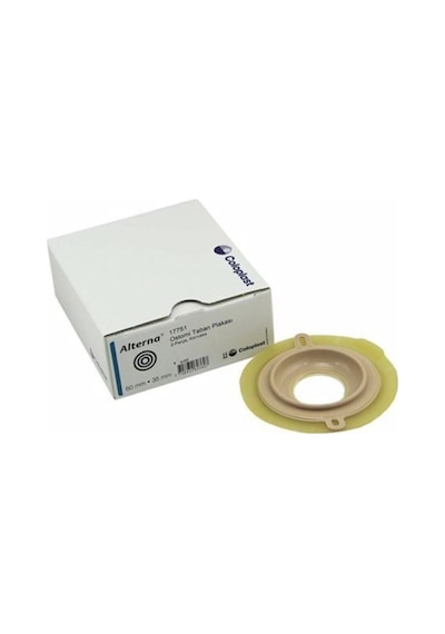 Alterna Ostomi Taban Plakası 2 Parça Konveks 60mm 35mm 5 Adet Ref 177510