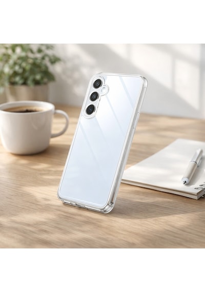 Samsung Uyumlu Galaxy S24 Fe Kılıf Şeffaf Kamera Korumalı 3d