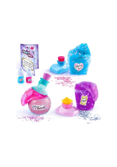 Slime Sihirli İksir Yapım Seti 3 Çalkalayıcılı Kendin Yap Slime Deney Seti Çok  Renkli