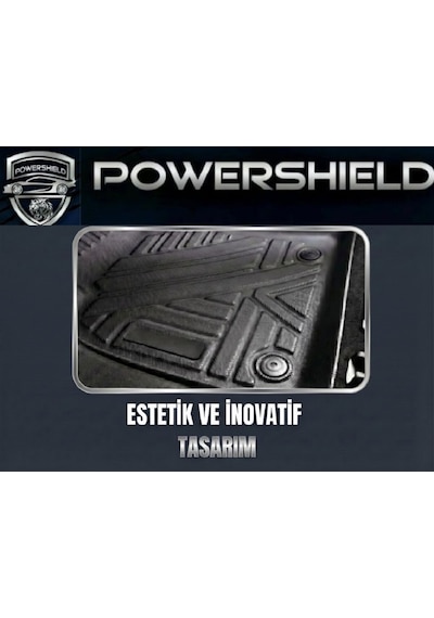 Powershıeld Volkswagen Golf 6 2009-2012 Arası Araca Özel Premium 5d Havuzlu Oto Paspas Takımı
