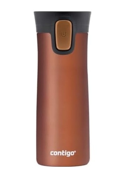 Üniseks Pinnacle Snapseal Termo Paslanmaz Çelik Yalıtımlı Kupa,kahverengi,420 Ml Açık Beyaz
