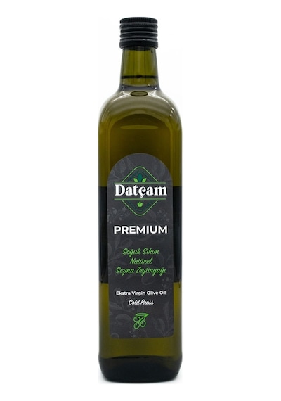 Datçam Premium Soğuk Sıkım Zeytinyağı Cam Şişe 750 ML