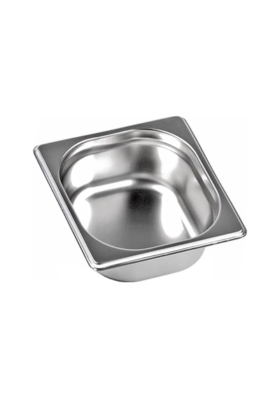 Gastronorm Küvet Paslanmaz Çelik Gn 1/6 - 65 Mm Gümüş