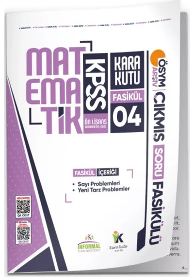 2026 Kpss Önlisans Matematik Kara Kutu 8li Fasikül Seti ÖSYM Çıkmış Soru Bankası Çözümlü Modül Paket