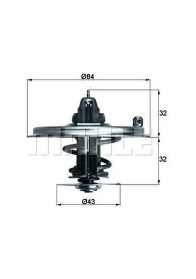 Bmw E32 M70 Termostat 80c - - Mhe Tx3680d