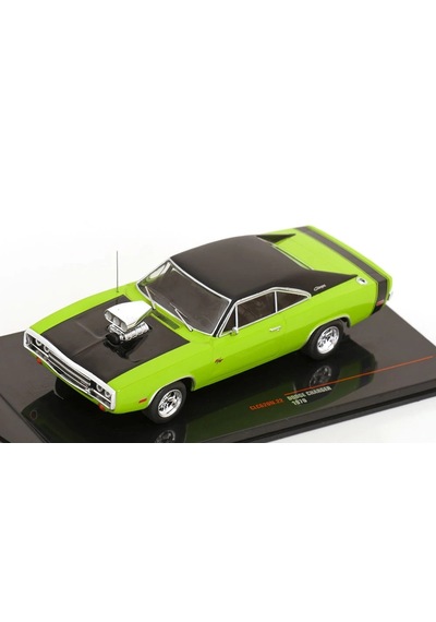 1:43 Ölçek Ixo 1970 Dodge Charger Rt Diecast Metal Minyatür Model Araba 10cm