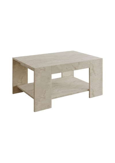 Lina Orta Sehpa Modern Minimal Tasarım Traverten