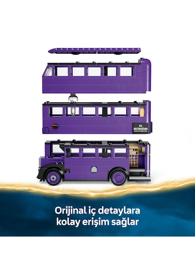 LEGO® Harry Potter™ Hızır Otobüs Macerası 76446 - 8 Yaş ve Üzeri Çocuklar ve Yetişkinler için Benzersiz Sihirli Araç Modeli Yapım Seti (499 Parça)