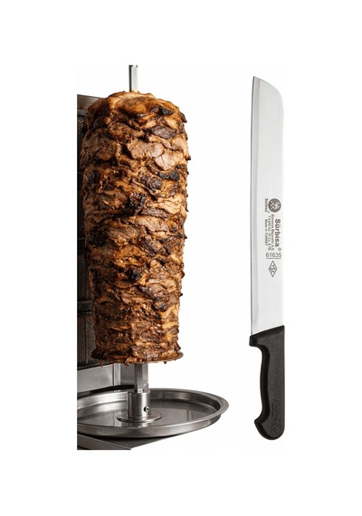 Sürmene Döner Kesme Bıçağı Kaşar Ve Kavurma Bıçak Paslanmaz Çelik 45 Cm Sürbisa 61635