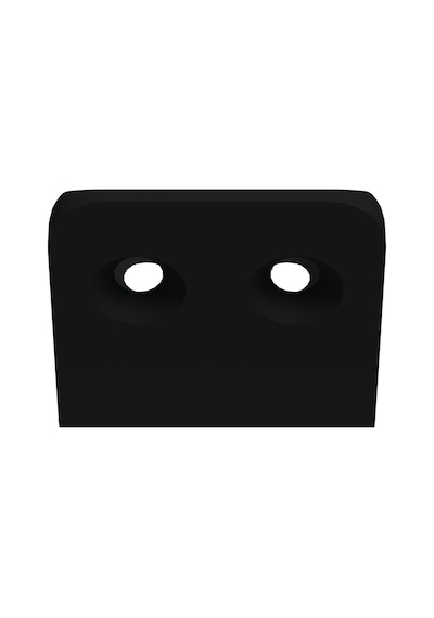 Cateksss 25x25 Mm Köşe Birleştirme Siyah - 18 Li Paket